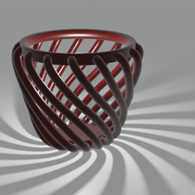 wireframe vaso vários o design arames moderno a decoração tendência copa do lápis 3d print model - Mito3D