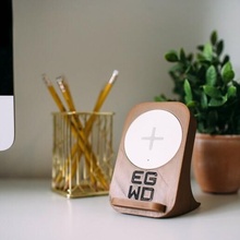 wireless charger stand- nordemarke ikea hack smart phone iphone stand 3d print model - Mito3D