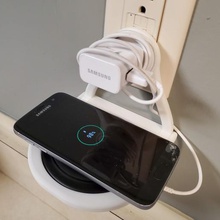 wireless charging shelf home functional 3d printed phone charger outlet cell 3d print model - Mito3D