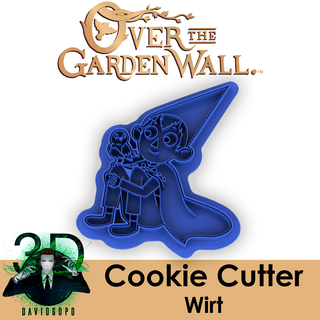ospite biscotto taglierina giardino parete cartone animato Rete arte 3dcookiecutters cibo taglierine personalizzate davidgopo3d 3d print model - Mito3D