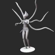 witch bride Sam 3 3d model stl dosya Yazdır oyun hd şekil minyatür heykel düşman canavar 3d print model - Mito3D