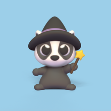 witch badger 3d print model - Mito3D