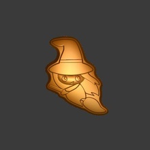 witch broomstick stl file halloween simplestl for vacuum forming little on a 3d print model - Mito3D