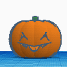 witch pumpkin 3d print model - Mito3D