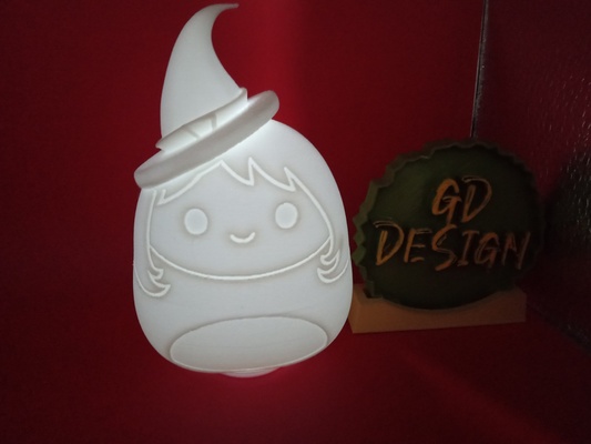 witch squishmallows ornament one tabletop tealight home halloween reading light party nightlight office kids room art decor man cave she christmas squishmallow 3d print model - Mito3D