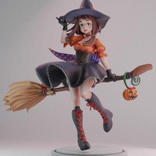 witch uraraka helloween skin art hero academia 3d print model - Mito3D