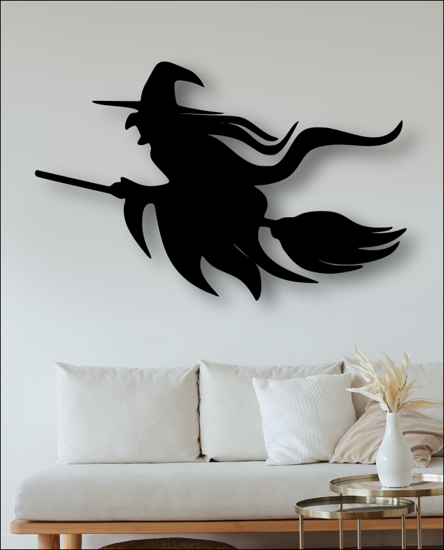 witch wall decoration witch witch witch table decoration wall  3D print model - Mito3D