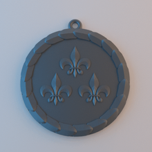 witcher - vernon roche medallion jogo adereços sapkowski pingente medalhão medaillon 3d print model - Mito3D