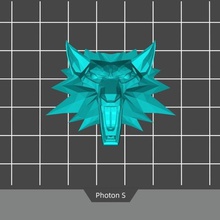 witcher medallion game 3d print model - Mito3D