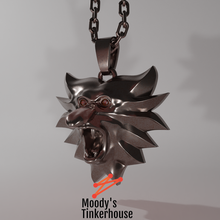 witcher medallion - school monkey presupported jewelry meme nosacz geralt wiedzmin poland janusze art amulet keychain animal sculpture 3d print model - Mito3D