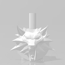 witcher mouthpiece shisha nozzle bong smoke hookah film villain hero the monsters witchdoctor series game 3d print model - Mito3D