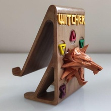 witcher Telefono titolare supporto 3d print model - Mito3D