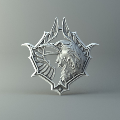 witcher raven çeşitli 3D print model - Mito3D