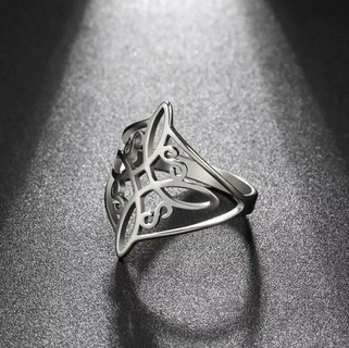 witches' knot ring mason illuminati masonry 3d print model - Mito3D