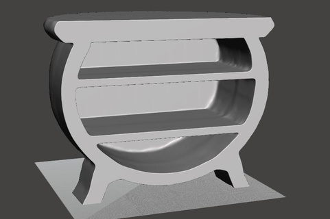 streghe calderone cristallo Schermo 3d print model - Mito3D
