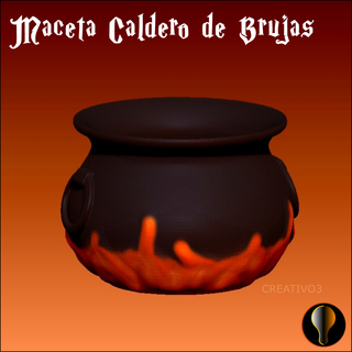 witches cauldron pot accessories Various 3d print model - Mito3D