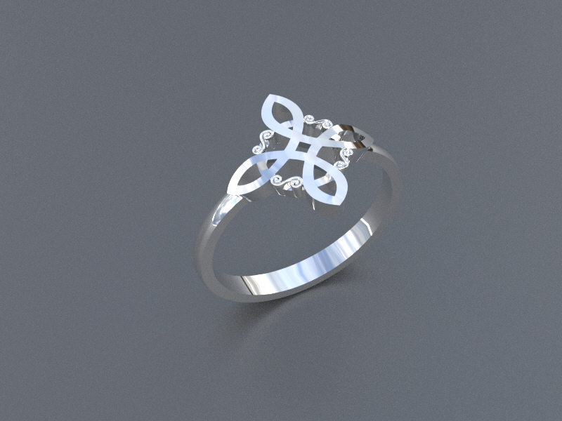 witches knot ring Jewelry witches' 3D print model - Mito3D
