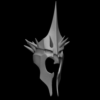 witchking crown helm lotr angmar 3d print model - Mito3D