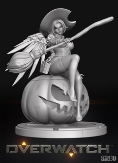 witchmercy  3d print model - Mito3D
