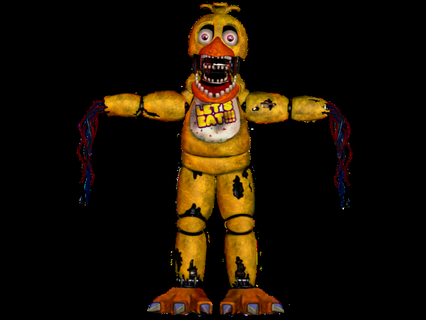 withered chica cosplay furry animatronic complete suit five nights freddy's 2 Fashion fnaf springtrap freddy bonnie foxy head mask at 3d print model - Mito3D