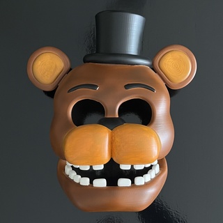 withered freddy mask fnaf five nights fazbear freddy's halloween cosplay 3d print model - Mito3D