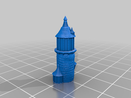 wizard tower 3dmodel dnd mini miniature dungeons dragons dungeon 3d printing 3d print model - Mito3D