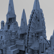 wizards master fortress kings tower collection egypt ancient temple god arab egyptian pyramid archaeology sphinx sculpture statue architectural other kitbash building architecture ship sci fi exterior 3d print model - Mito3D