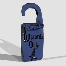 wizards only ravenclaw house harry potter do not disturb home 3d print model - Mito3D