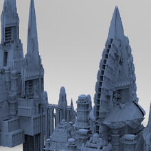wizards tall towers egypt ancient temple god arab egyptian pyramid archaeology sphinx sculpture statue architectural other kitbash building architecture ship sci fi exterior 3d print model - Mito3D