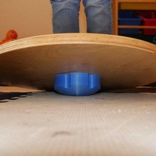 wobble board vari sport all'aria aperta equilibrio caviglia cilindro 3d print model - Mito3D