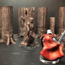 wodeknight 28mm scale wrath ruin preview model game 3d print model - Mito3D