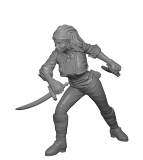 wold maiden 3 polish xvii noble thirty years' war polish-lithuanian commonwealth sabre musketeers cossacks 3d print model - Mito3D