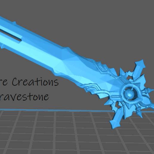 wolf's gravestone sword genshin impact game diluc wolf claymore cosplay mihoyo 3D print model - Mito3D