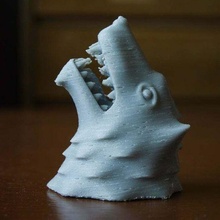 wolf's head animals 3d print model - Mito3D