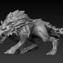 wolf game games 3d print model - Mito3D