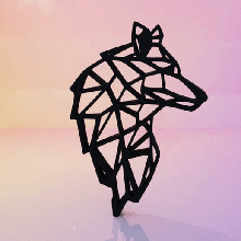 Kurt Sanat dekorasyon hayvan geometrik duvar hayvanlar 3d print model - Mito3D
