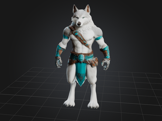 wolf game 3d print model - Mito3D