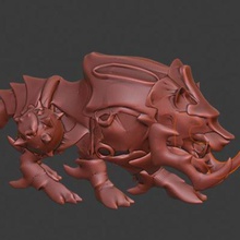wolf game 3d print model - Mito3D