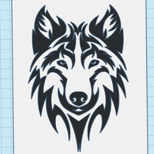 wolf 3d resim çeşitli kurt tablo 3d print model - Mito3D