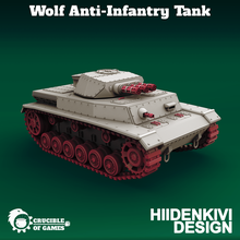 Lobo anti infantaria tanque 3d print model - Mito3D