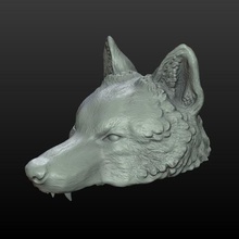 wolf-Mütze Mode Werwolf Maske fasion 3d print model - Mito3D