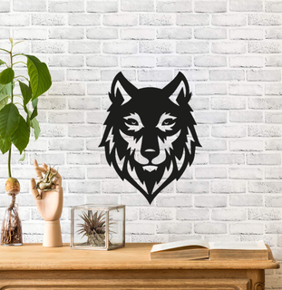 Loup décoration 3d print model - Mito3D