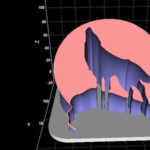 loup d'affichage divers wolf gratuit 3d print model - Mito3D