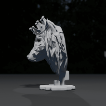 wolf hairy model stl hairywolf 3d print model - Mito3D
