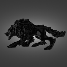 Wolf low poly 3d print model - Mito3D