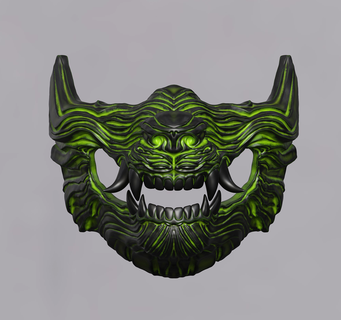 lobo máscara 3d impresión modelo cosplayxcultos diseño cosplay horror animal monstruo Arte 3dprint oscuridad rugido hambre 3d print model - Mito3D