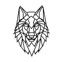 wolf pendant jewelry 3d print model - Mito3D