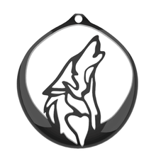 loup pendentif wolf bijoux joyau stl 3d print model - Mito3D