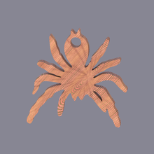 lobo araña colgante pendiente Moda arañas colgantes 3d print model - Mito3D