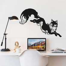 lobo pared Arte decorativo pegatina pájaro aves amor decoración cama dormitorio corazón animal oficina habitación 3d print model - Mito3D